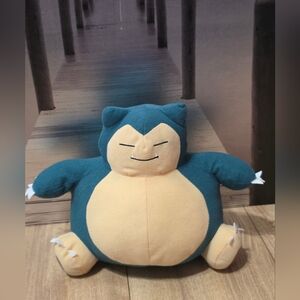 Pokemon Snorlax Plush - Blue and Cream